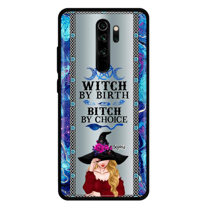 Custom Personalized Witch Phone Case for Xiaomi/ Oppo/ Huawei - Gift Idea For Halloween - Witch By Birth, Bitch By Choice