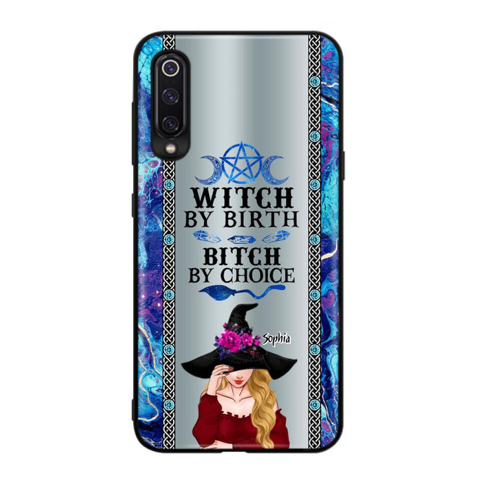 Custom Personalized Witch Phone Case for Xiaomi/ Oppo/ Huawei - Gift Idea For Halloween - Witch By Birth, Bitch By Choice