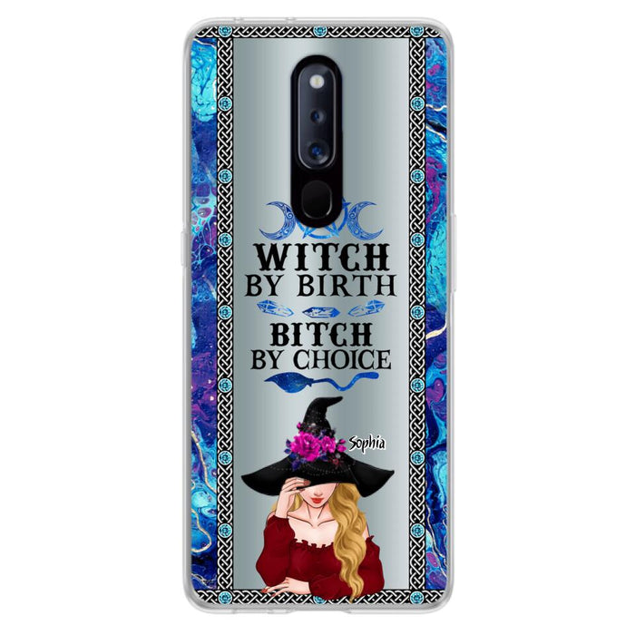 Custom Personalized Witch Phone Case for Xiaomi/ Oppo/ Huawei - Gift Idea For Halloween - Witch By Birth, Bitch By Choice