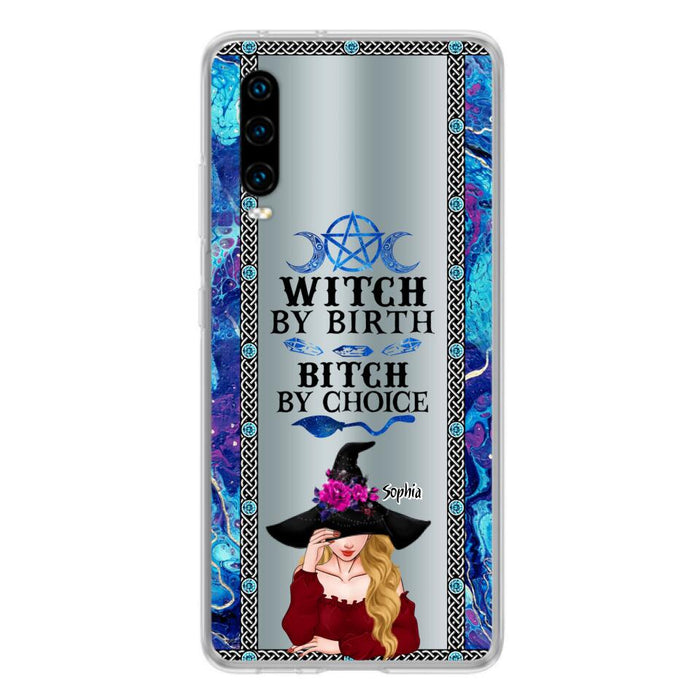 Custom Personalized Witch Phone Case for Xiaomi/ Oppo/ Huawei - Gift Idea For Halloween - Witch By Birth, Bitch By Choice