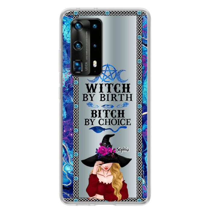 Custom Personalized Witch Phone Case for Xiaomi/ Oppo/ Huawei - Gift Idea For Halloween - Witch By Birth, Bitch By Choice