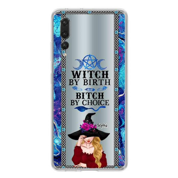 Custom Personalized Witch Phone Case for Xiaomi/ Oppo/ Huawei - Gift Idea For Halloween - Witch By Birth, Bitch By Choice