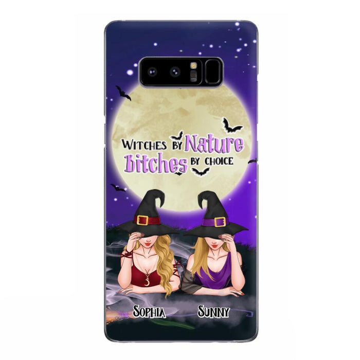 Custom Personalized Witches Phone Case for iPhone and Samsung - Gift Idea For Halloween/ Bestie - Witches By Nature Bitches By Choice