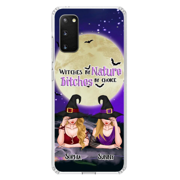 Custom Personalized Witches Phone Case for iPhone and Samsung - Gift Idea For Halloween/ Bestie - Witches By Nature Bitches By Choice