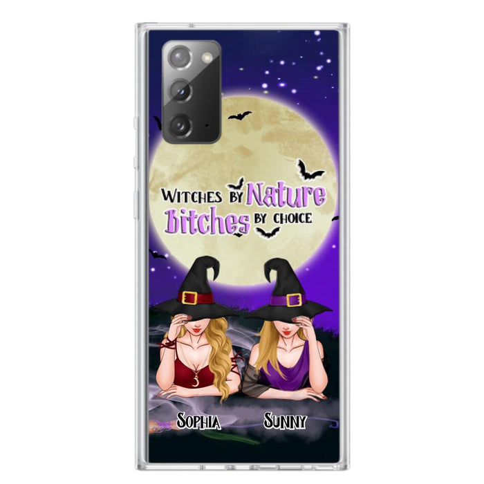 Custom Personalized Witches Phone Case for iPhone and Samsung - Gift Idea For Halloween/ Bestie - Witches By Nature Bitches By Choice