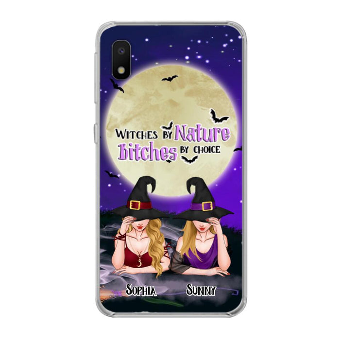 Custom Personalized Witches Phone Case for iPhone and Samsung - Gift Idea For Halloween/ Bestie - Witches By Nature Bitches By Choice