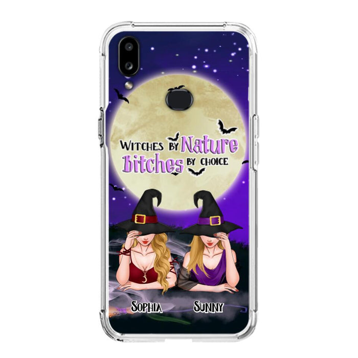 Custom Personalized Witches Phone Case for iPhone and Samsung - Gift Idea For Halloween/ Bestie - Witches By Nature Bitches By Choice