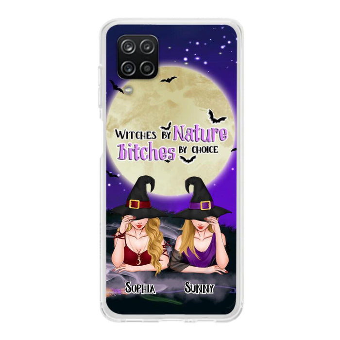 Custom Personalized Witches Phone Case for iPhone and Samsung - Gift Idea For Halloween/ Bestie - Witches By Nature Bitches By Choice