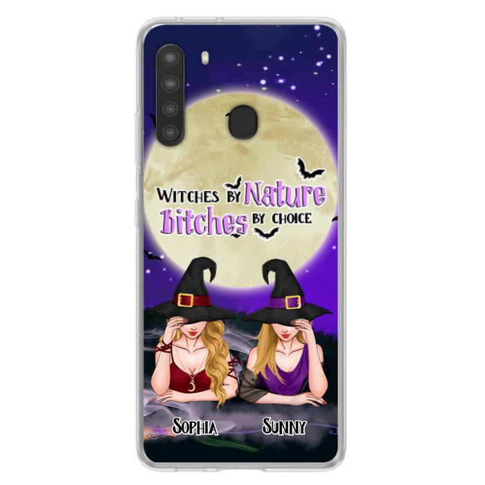 Custom Personalized Witches Phone Case for iPhone and Samsung - Gift Idea For Halloween/ Bestie - Witches By Nature Bitches By Choice