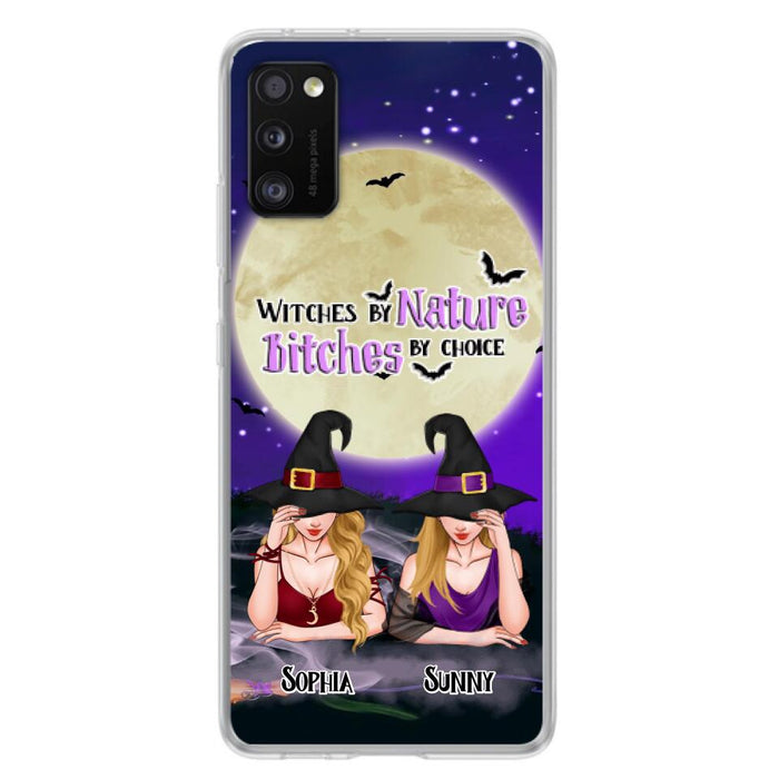 Custom Personalized Witches Phone Case for iPhone and Samsung - Gift Idea For Halloween/ Bestie - Witches By Nature Bitches By Choice