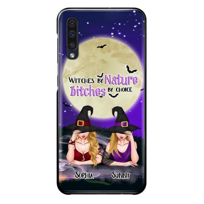 Custom Personalized Witches Phone Case for iPhone and Samsung - Gift Idea For Halloween/ Bestie - Witches By Nature Bitches By Choice