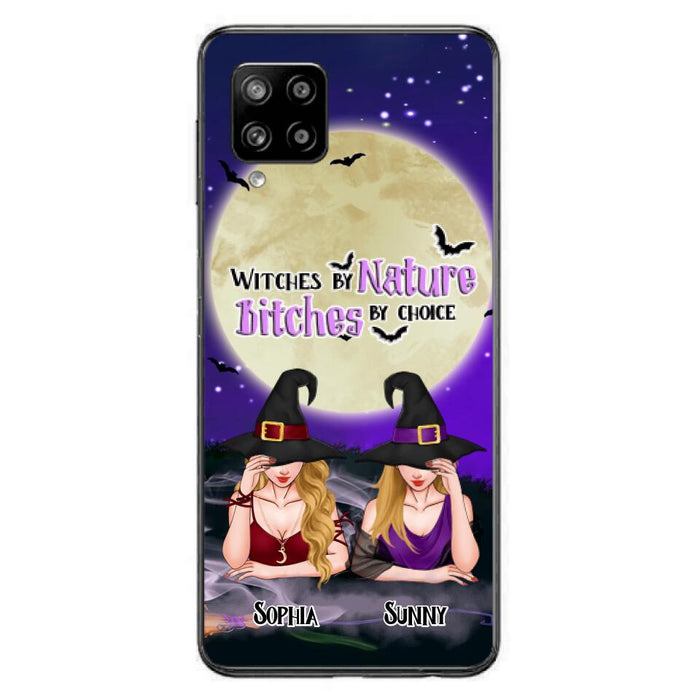 Custom Personalized Witches Phone Case for iPhone and Samsung - Gift Idea For Halloween/ Bestie - Witches By Nature Bitches By Choice