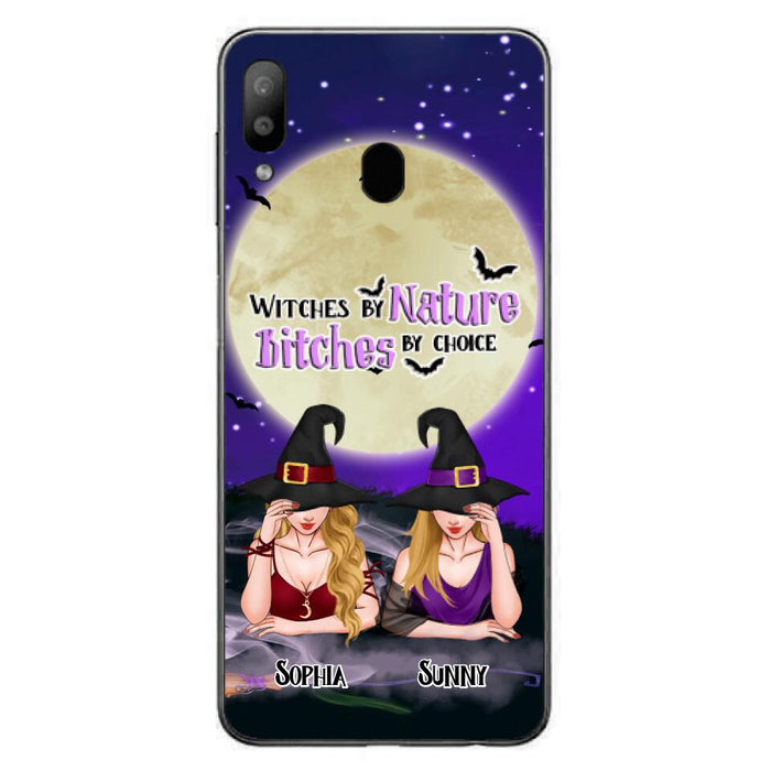 Custom Personalized Witches Phone Case for iPhone and Samsung - Gift Idea For Halloween/ Bestie - Witches By Nature Bitches By Choice