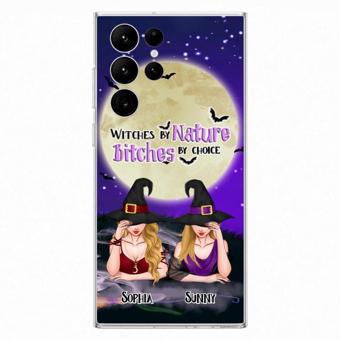 Custom Personalized Witches Phone Case for iPhone and Samsung - Gift Idea For Halloween/ Bestie - Witches By Nature Bitches By Choice