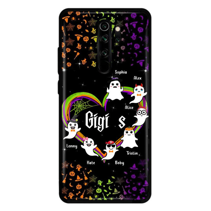 Custom Personalized Grandma & Grandkids Ghost Phone Case - Up to 7 Grandkids - Halloween Gift For Grandma - Case For Xiaomi, Oppo And Huawei