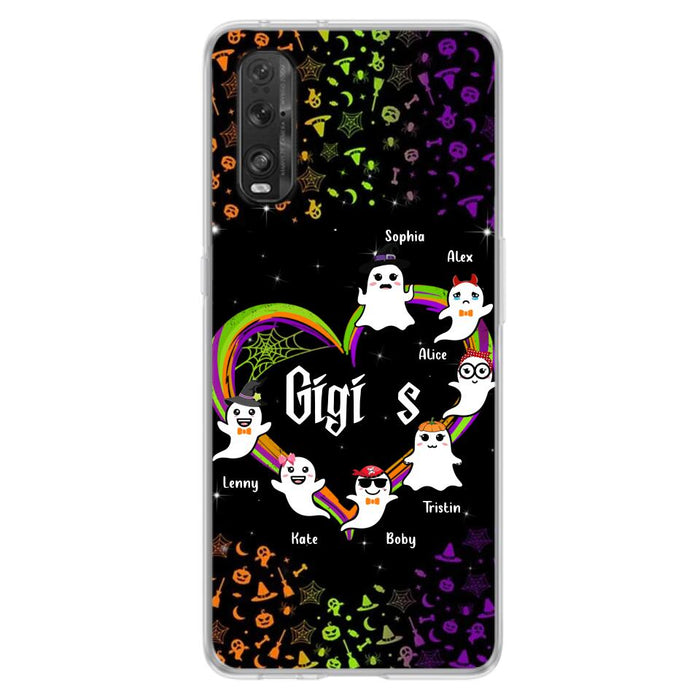 Custom Personalized Grandma & Grandkids Ghost Phone Case - Up to 7 Grandkids - Halloween Gift For Grandma - Case For Xiaomi, Oppo And Huawei