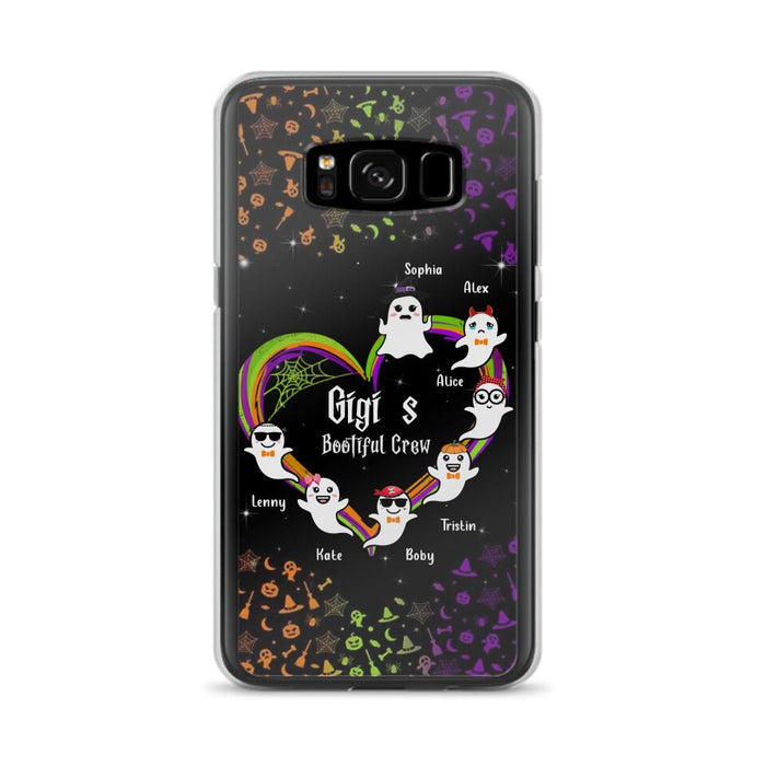 Custom Personalized Gigi's Bootiful Crew Phone Case - Halloween Gift for Grandma - Up to 7 Grandkids - Case For iPhone And Samsung