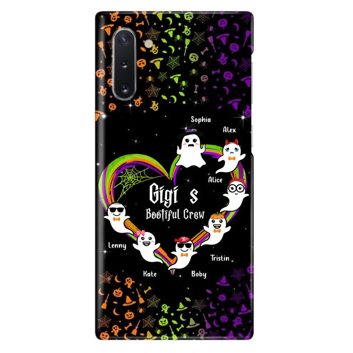 Custom Personalized Gigi's Bootiful Crew Phone Case - Halloween Gift for Grandma - Up to 7 Grandkids - Case For iPhone And Samsung