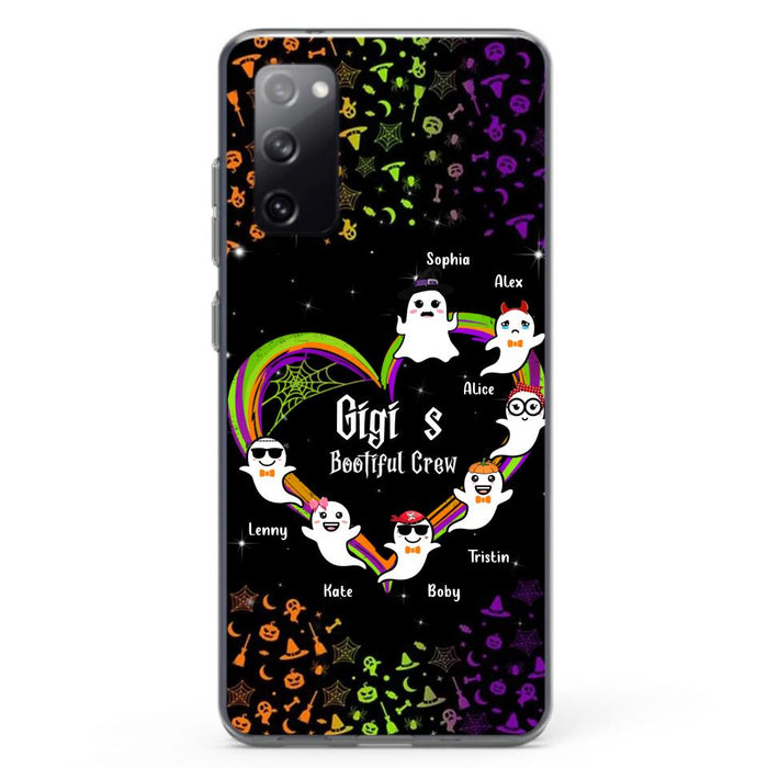 Custom Personalized Gigi's Bootiful Crew Phone Case - Halloween Gift for Grandma - Up to 7 Grandkids - Case For iPhone And Samsung