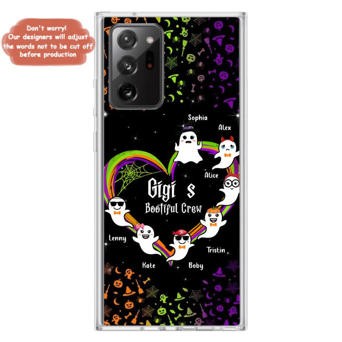 Custom Personalized Gigi's Bootiful Crew Phone Case - Halloween Gift for Grandma - Up to 7 Grandkids - Case For iPhone And Samsung