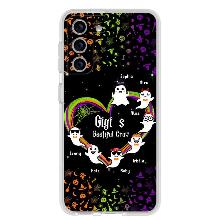 Custom Personalized Gigi's Bootiful Crew Phone Case - Halloween Gift for Grandma - Up to 7 Grandkids - Case For iPhone And Samsung