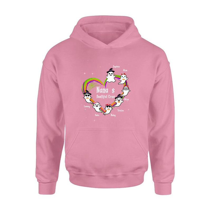 Custom Personalized Nana's Bootiful Crew Shirt/Hoodie - Halloween Gift for Grandma - Up to 7 Grandkids