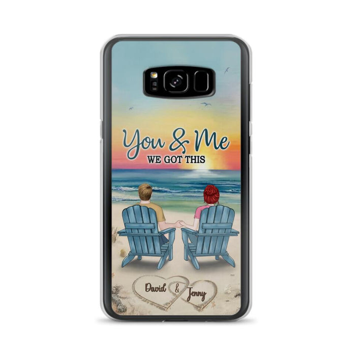 Custom Personalized Couple Phone Case - Gift Idea For Couple - You & Me We Got This - Case for iPhone/Samsung