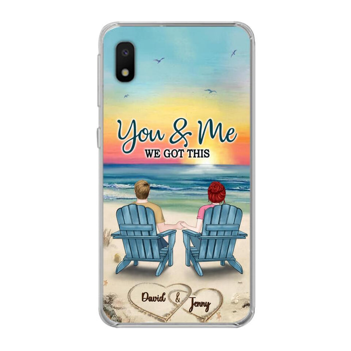 Custom Personalized Couple Phone Case - Gift Idea For Couple - You & Me We Got This - Case for iPhone/Samsung