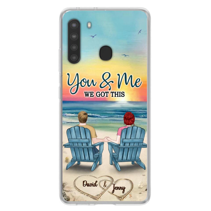 Custom Personalized Couple Phone Case - Gift Idea For Couple - You & Me We Got This - Case for iPhone/Samsung