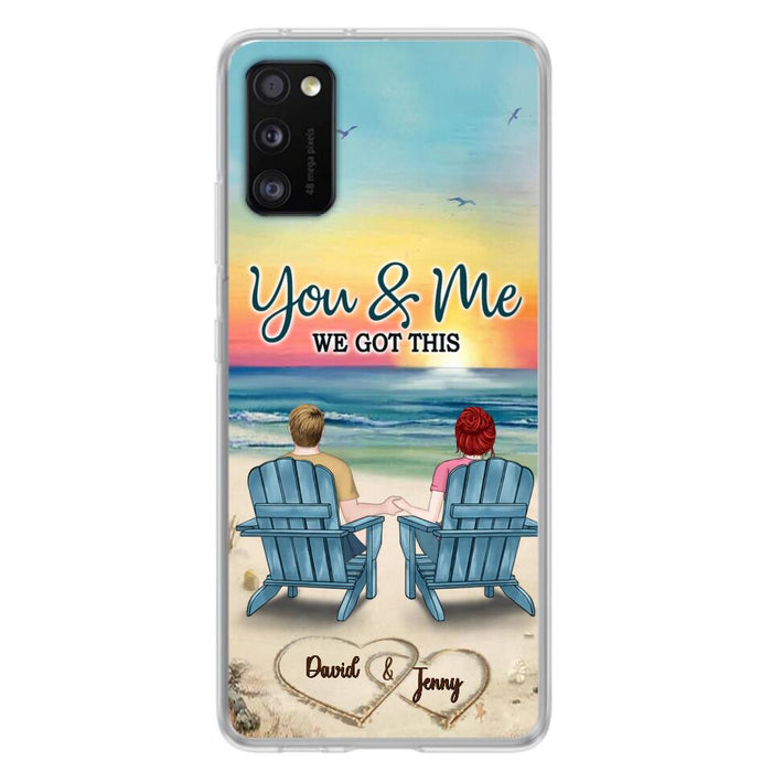 Custom Personalized Couple Phone Case - Gift Idea For Couple - You & Me We Got This - Case for iPhone/Samsung