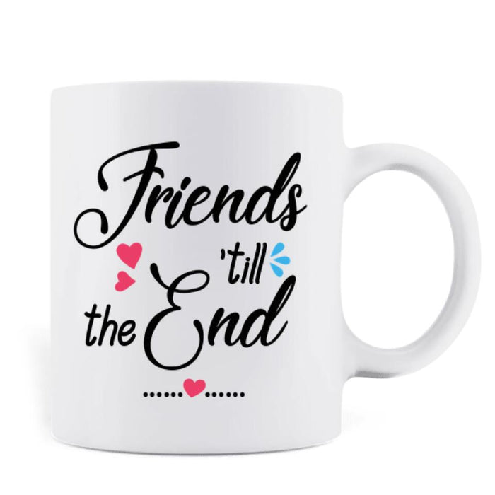 Personalized Curvy Girls Bikini Mug - Gift For Best Friends - Friends 'Till The End - AQ5WVZ