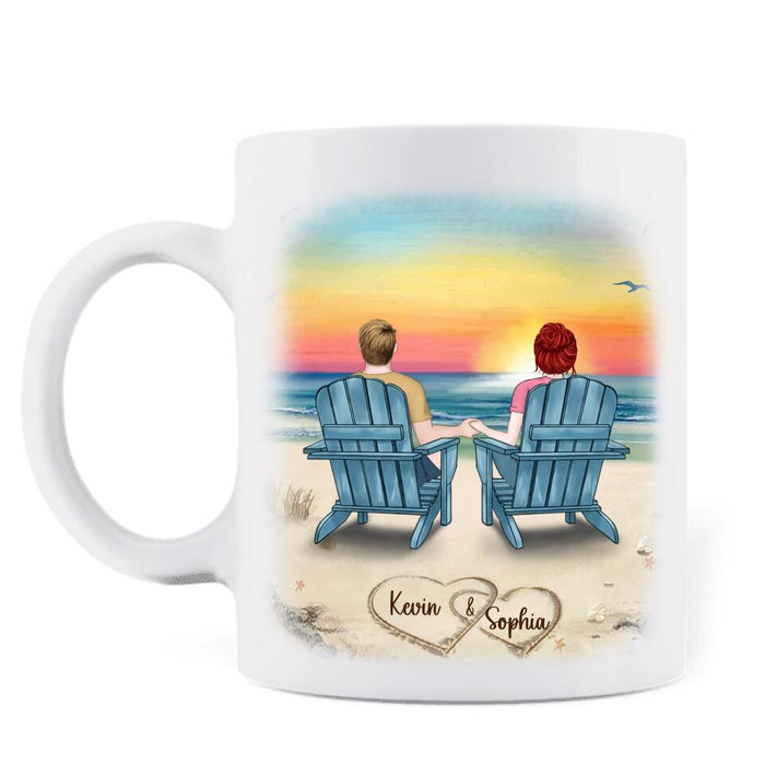 Custom Personalized Couple Coffee Mug - Gift Idea For Couple/ Gift For Husband From Wife - To My Husband I Wish I Could Turn Back The Clock