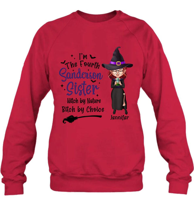 Custom Personalized Witch Shirt/ Hoodie - Gift Idea For Halloween - I'm The Fourth Sanderson Sister