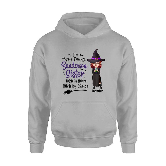 Custom Personalized Witch Shirt/ Hoodie - Gift Idea For Halloween - I'm The Fourth Sanderson Sister