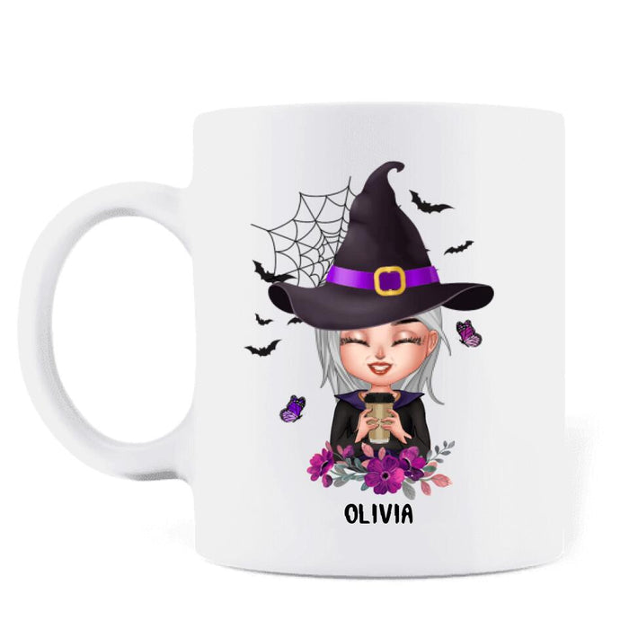 Custom Personalized Legend Grandma Witch Coffee Mug - Halloween Gift For Grandma