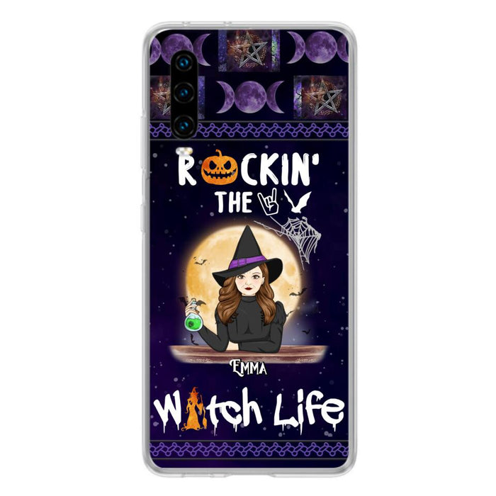 Custom Personalized Witch Phone Case - Halloween Gift Idea - Rockin' The Witch Life - Case For Xiaomi, Huawei & Oppo