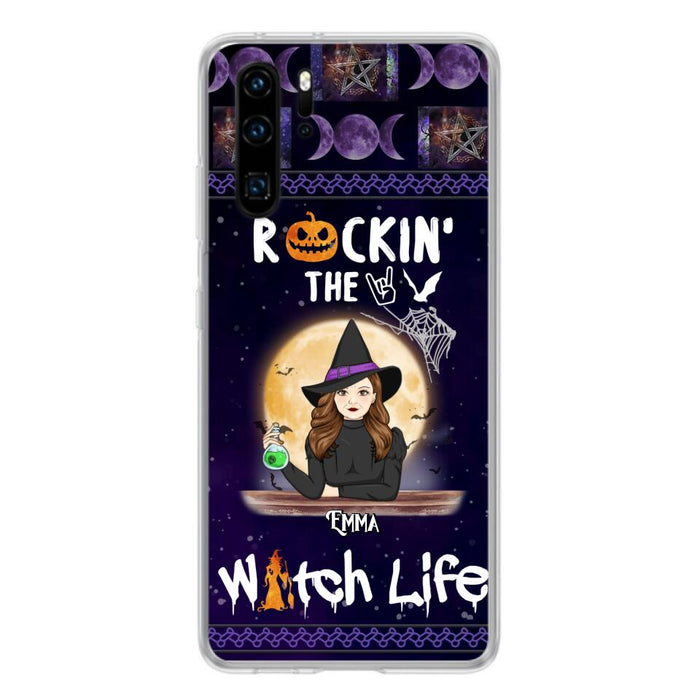 Custom Personalized Witch Phone Case - Halloween Gift Idea - Rockin' The Witch Life - Case For Xiaomi, Huawei & Oppo