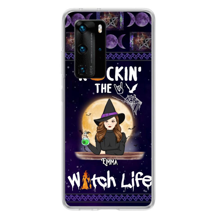 Custom Personalized Witch Phone Case - Halloween Gift Idea - Rockin' The Witch Life - Case For Xiaomi, Huawei & Oppo