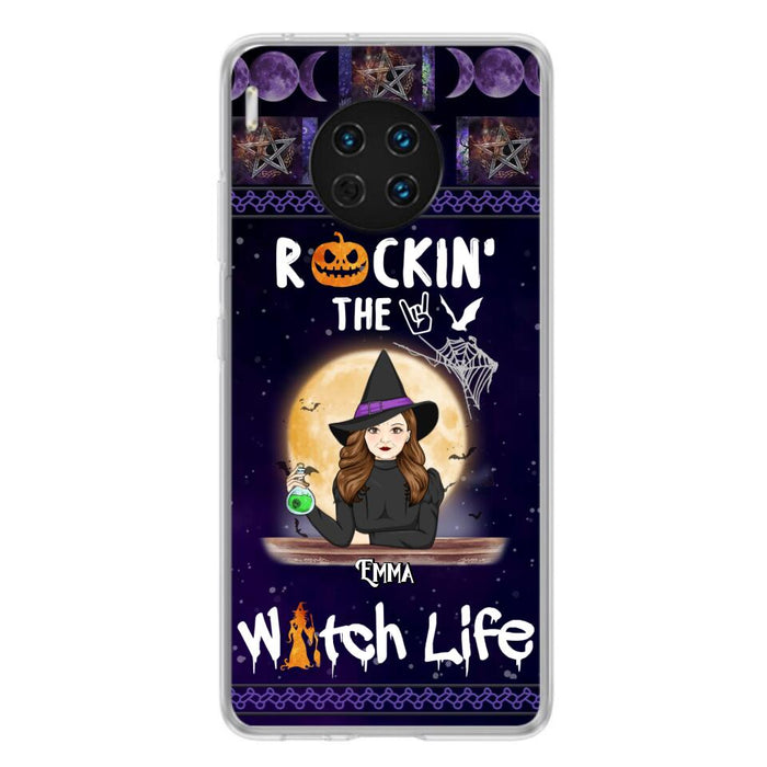 Custom Personalized Witch Phone Case - Halloween Gift Idea - Rockin' The Witch Life - Case For Xiaomi, Huawei & Oppo