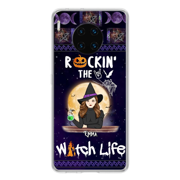 Custom Personalized Witch Phone Case - Halloween Gift Idea - Rockin' The Witch Life - Case For Xiaomi, Huawei & Oppo