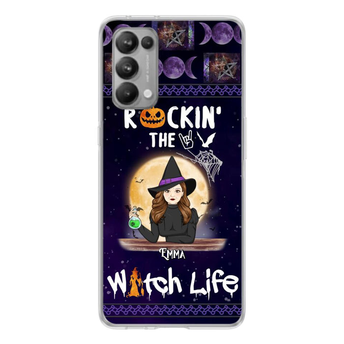 Custom Personalized Witch Phone Case - Halloween Gift Idea - Rockin' The Witch Life - Case For Xiaomi, Huawei & Oppo