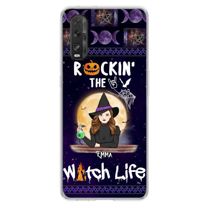 Custom Personalized Witch Phone Case - Halloween Gift Idea - Rockin' The Witch Life - Case For Xiaomi, Huawei & Oppo