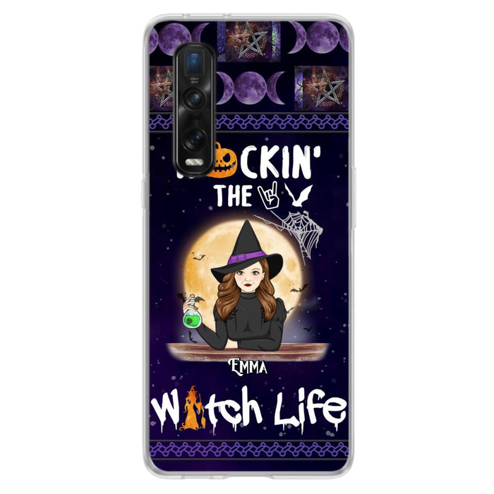 Custom Personalized Witch Phone Case - Halloween Gift Idea - Rockin' The Witch Life - Case For Xiaomi, Huawei & Oppo