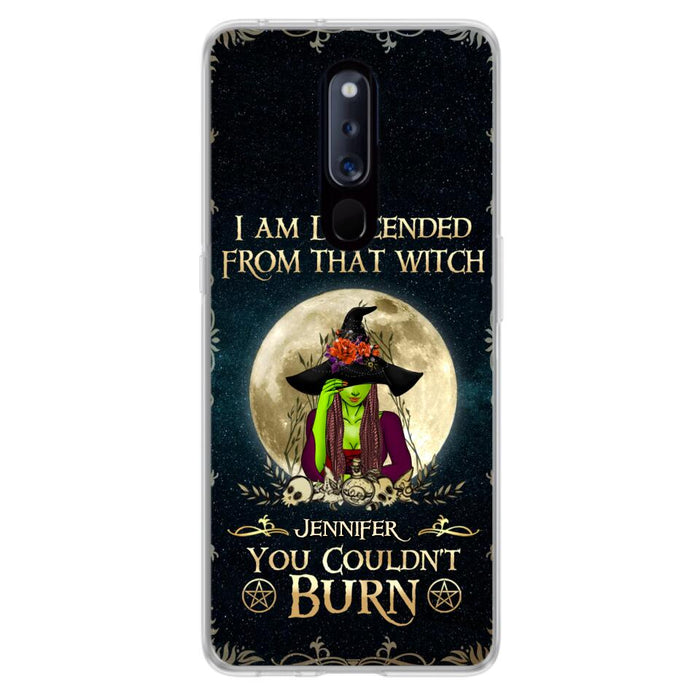 Custom Personalized Witch Phone Case - Gift Idea For Halloween - I am Descended From That Witch You Couldn't Burn - Case For Xiaomi, Oppo And Huawei