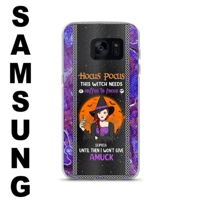 Custom Personalized Witch Phone Case - Halloween Gift Idea For Friends - Hocus Pocus - Case for iPhone & Samsung