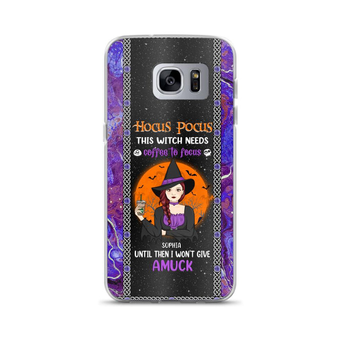 Custom Personalized Witch Phone Case - Halloween Gift Idea For Friends - Hocus Pocus - Case for iPhone & Samsung