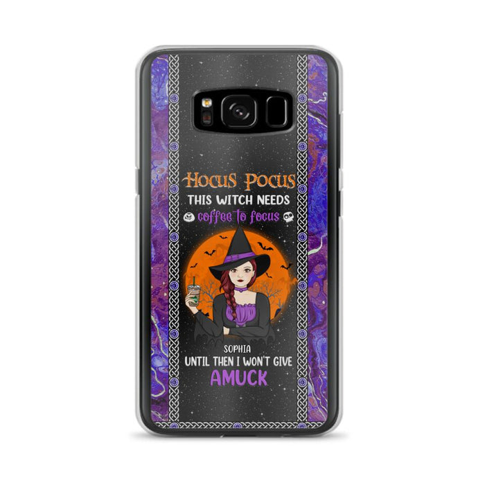 Custom Personalized Witch Phone Case - Halloween Gift Idea For Friends - Hocus Pocus - Case for iPhone & Samsung