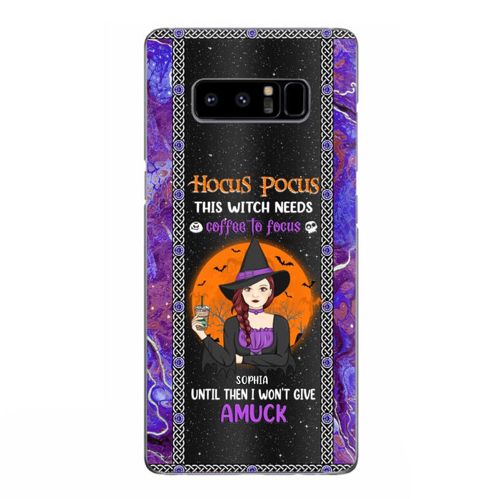 Custom Personalized Witch Phone Case - Halloween Gift Idea For Friends - Hocus Pocus - Case for iPhone & Samsung