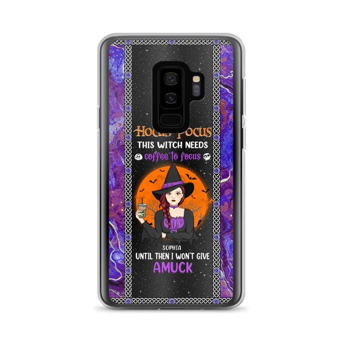 Custom Personalized Witch Phone Case - Halloween Gift Idea For Friends - Hocus Pocus - Case for iPhone & Samsung