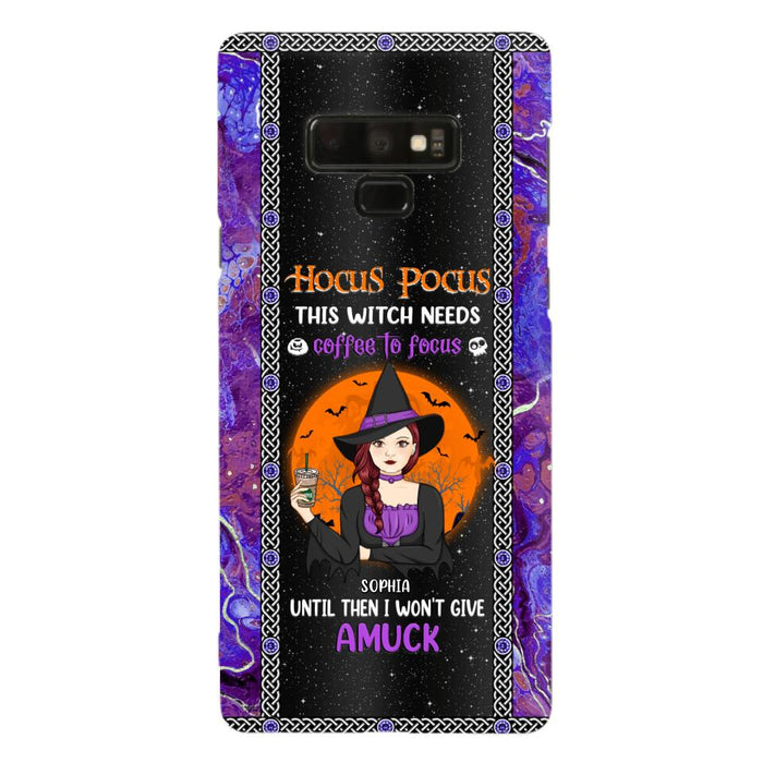 Custom Personalized Witch Phone Case - Halloween Gift Idea For Friends - Hocus Pocus - Case for iPhone & Samsung